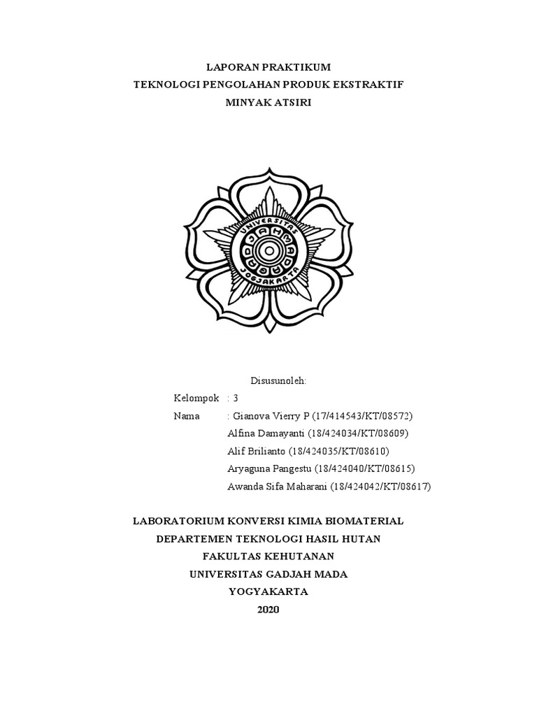 Rumus Rendemen Minyak Atsiri | PDF