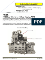 Technical Bulletin #1597: P0735 Gear Ratio Error, 5th Gear Slipping, P0778