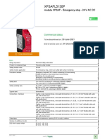 Product data sheet for Preventa safety module XPSAF - Emergency stop - 24 V AC DC