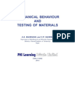 Mechanical Behaviour and Testing of Materials