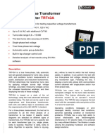 True Three-Phase Transformer Turns Ratio Tester: TRT43A