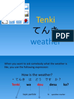 How to ask about and describe the weather in Japanese