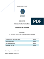 CBB 2093 Process Instrumentation Laboratory Report