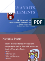 Poetry and Its Elements