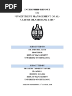 Investment Management of Al-Arafah Islami Bank LTD