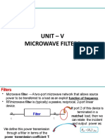 Unit - V Microwave Filters
