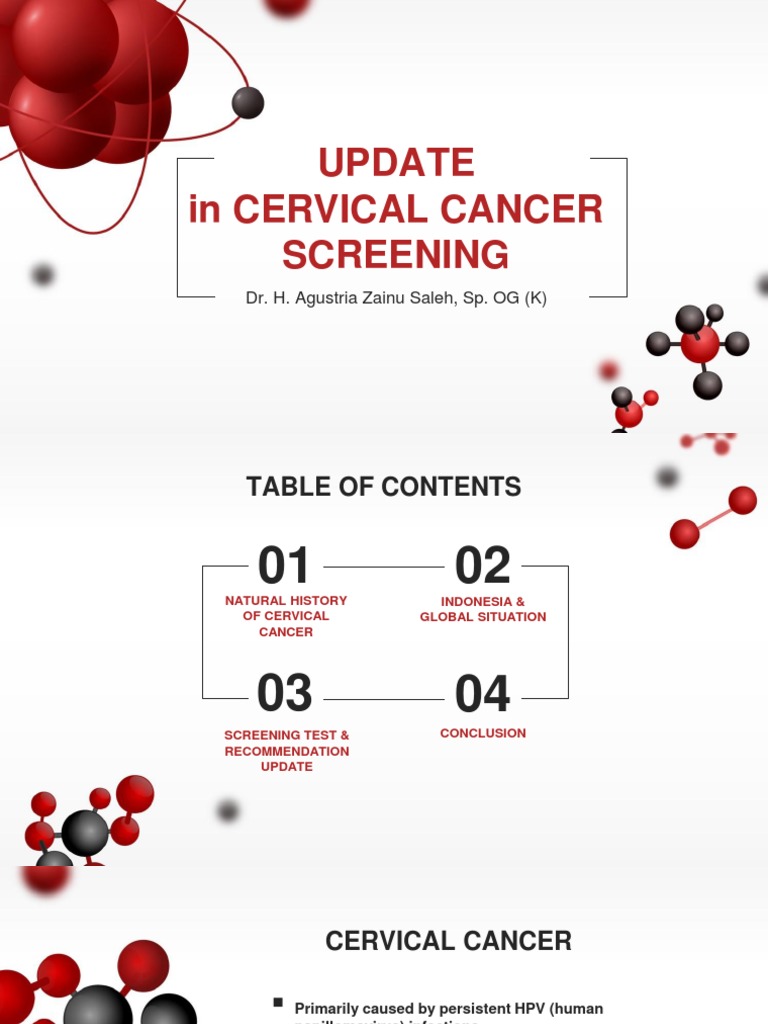 Final Update in Cervical Cancer Screening Materi by Medical CAN | PDF ...