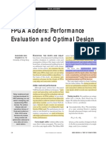 FPGA Adders: Performance Evaluation and Optimal Design