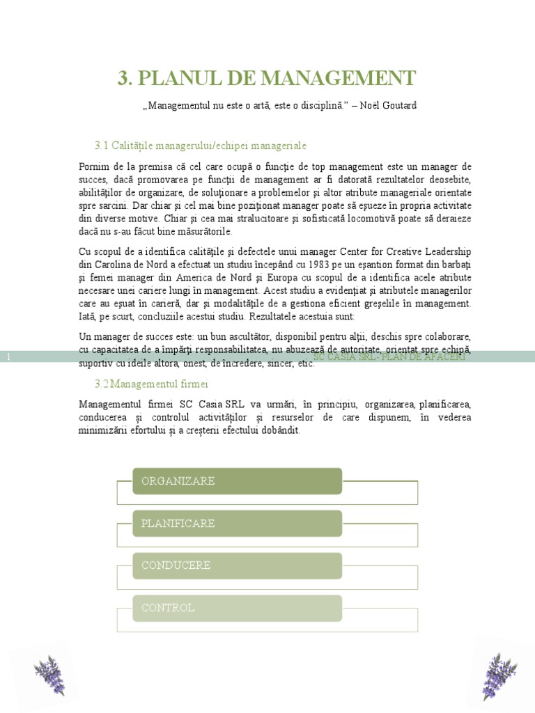 Plan Management | PDF