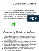 Community Mobilization Definition