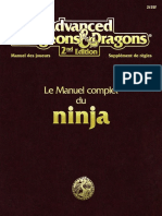 AD&D2 Manuel Complet du Ninja