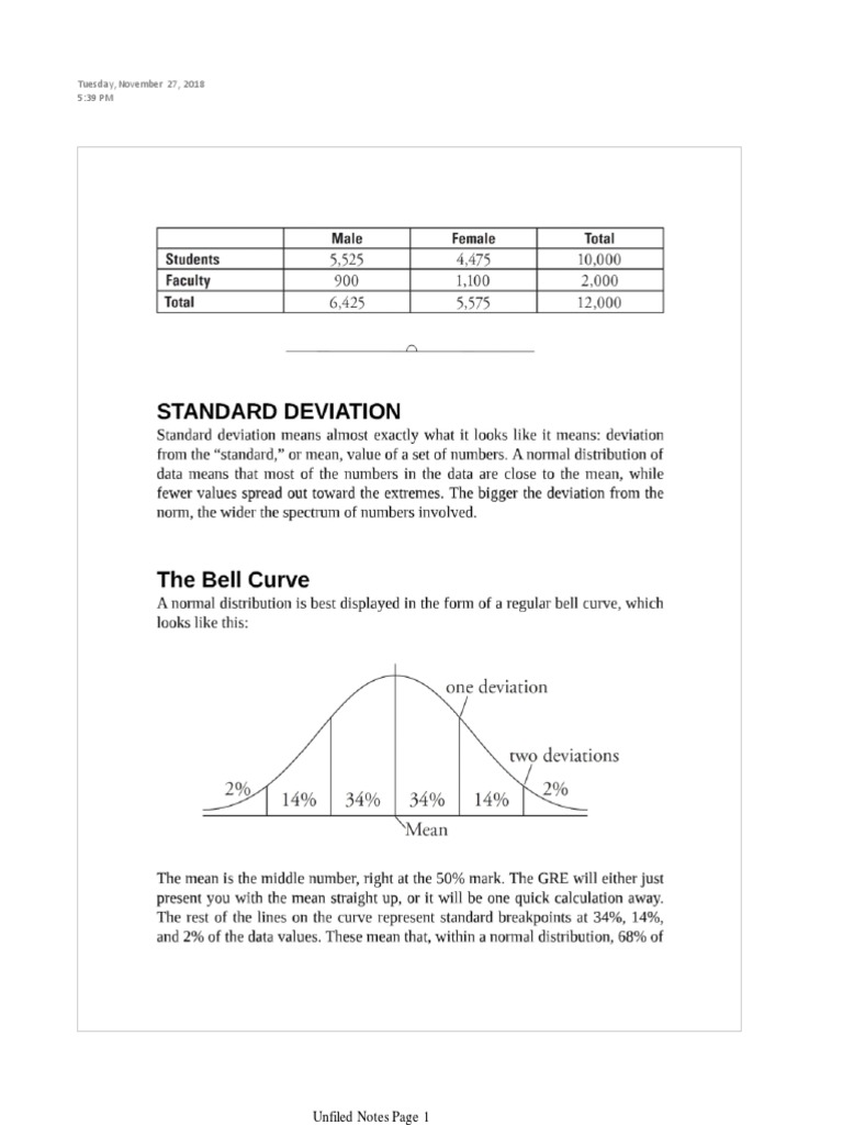 Standard Deviation | PDF