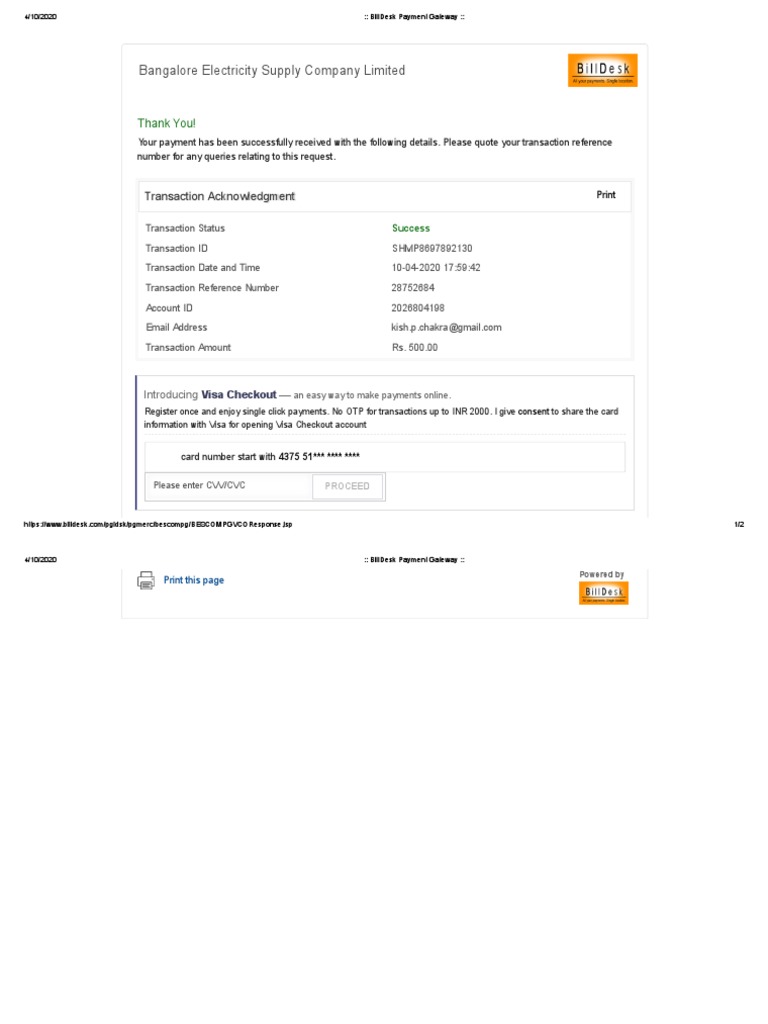 Bangalore Electricity Supply Company Limited PDF