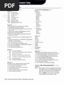 Touchstone 4 Workbook Answer Key 2nd Edition