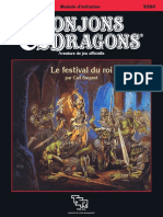 D&D Module B11 Le Festival Du Roi