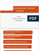 Askeb Kegawatdaruratan Maternal Neonatal: Oleh: Annisa Amiwarni (154310592)