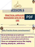 Session 6: Practical Application of Bhagavad Gita in Our Daily Life