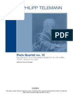Georg Philipp Telemann - Paris Quartet TWV 43e4, e Moll