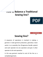 How To Balance A Traditional Sewing Line?