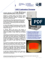 Snol 1100 Laboratory Furnaces Datasheet