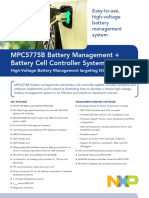 MPC5775B Battery Management + Battery Cell Controller System