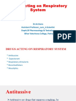 Drugs Acting on the Respiratory System