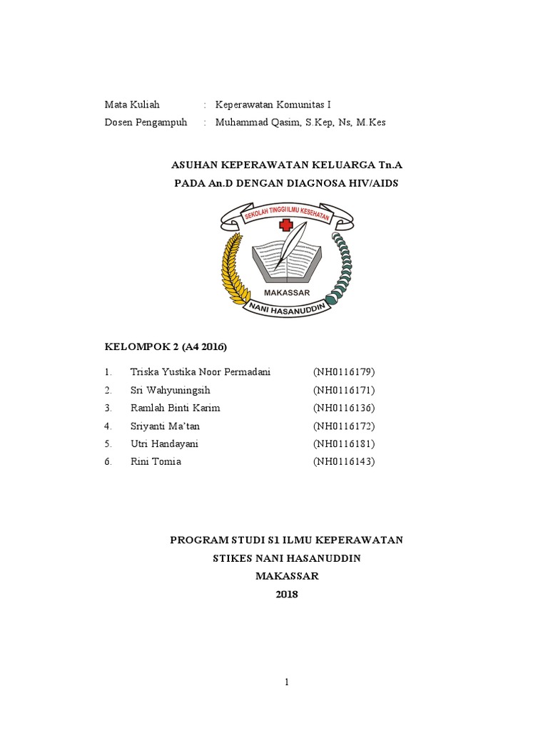 Askep Keluarga HIV AIDS | PDF