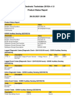 Cat Electronic Technician 2015A v1.0 Product Status Report