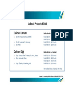 Jadwal Praktek Dokter Klinik