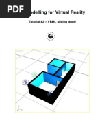 3d Modelling For Virtual Reality: Tutorial #2 - VRML Sliding Door!