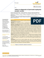 Interleukin in Diagnosis of Perinatal Asphyxia