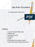 Sumber Data Rutin Surveilans 2021