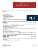 Oussama Saadou NDT Inspector L2 VT PT MT RT Ut & Phased Array