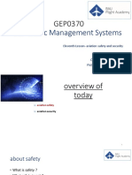 Aviation Safety Management Systems