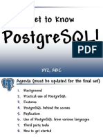 Get To Know PostgreSQL