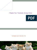 Chapter Ten: Veterinary Dosage Forms