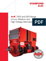 DSG and DIG Range of Low, Medium and High Voltage Alternators