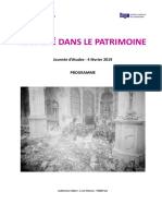 Programme Le Sacré Dans Le Patrimoine