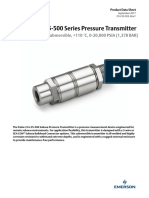 Product Data Sheet 214-35-500 Series Pressure Transmitter Paine en 80024