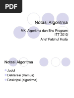 Download Notasi Algoritma by ay_ay SN50455404 doc pdf