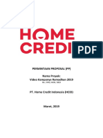 Permintaan Proposal Home Credit - Bahasa Translated