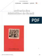 Confraria Dos Bibliófilos Do Brasil - CATALOGO