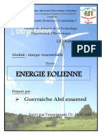L'Énergie Éolienne