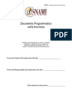 documento programmatico sulla sicurezza