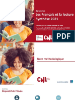 Baromètre Les Français Et La Lecture 2021-03-29 OK Synthèse - 0