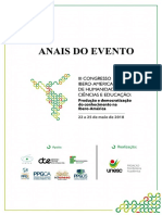 Anais Congresso Ibero Americano 2018