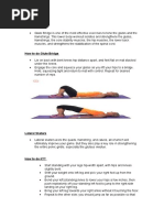 Glute Bridge