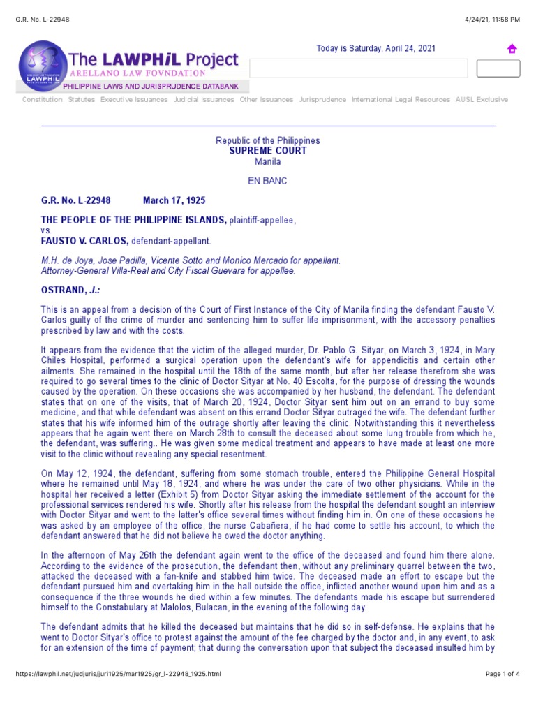 Supreme Court Ruling on Murder Case | PDF | Legal Procedure | Public Law