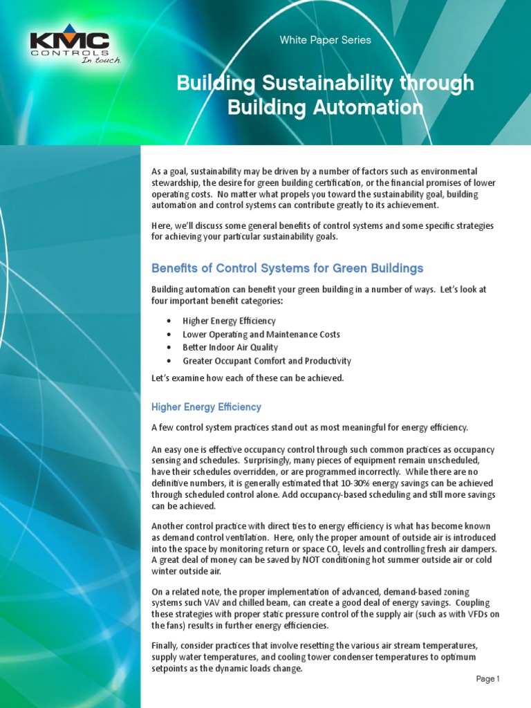 Building Sustainability | PDF