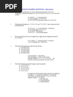 50 Ipv4 Subnetting Practice Questions (With Answer Key) | PDF | Ip ...